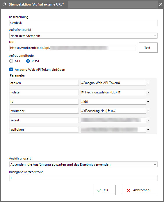 fenster einstellungen stempel lexoffice eingangsrechnungen